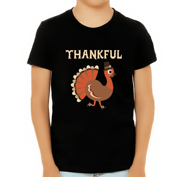 Boys Thanksgiving Shirt Funny Turkey Shirt Thanksgiving Outfit for Kids Cute Thanksgiving Shirts for Kids