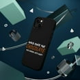 thumbnail image 3 of DistinctInk MagSafe Tough Case for Apple iPhone 14 (6.1" Screen) - Hand Over The Chocolate Nobody Gets Hurt - Raised Bezel Screen Guard, 3 of 6