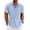 Clear Blue, variant on COOFANDY Men's Linen Shirts Short Sleeve Casual Shirt Button Down Shirt for Men Beach Summer Wedding Shirt