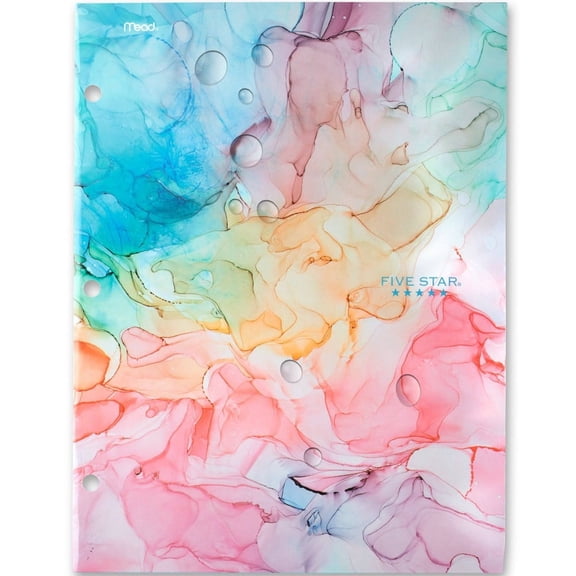 Five Star Lava Portfolio Rainbow Swirl