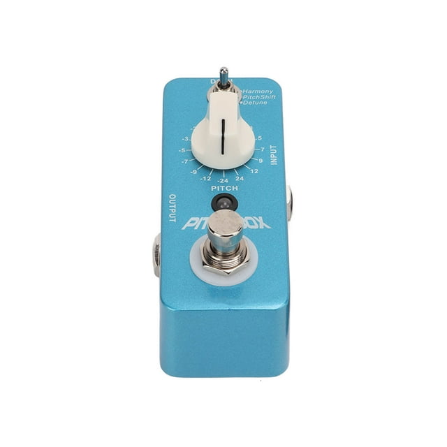 Guitar Pitch Shifts Pedal Metal Blue Reverb Effect Pedals with 3 Mode Pure Straight Through Design