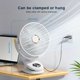 thumbnail image 1 of New Mini Fan Super Quiet Smart Clip Fan Automatically Swing 8-inch Plug-in Charging USB Dual-use Long Battery Life Electric Fan Desktop Multiple Scenarios Suitable for High-value Gifts for Girls, 1 of 4