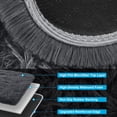 thumbnail image 6 of Nefoso Shag Area Rug, 5ft x 7ft Soft Fluffy Area Rugs for Living Room Bedroom Modern Decor Carpet, Dark Gray, 6 of 11