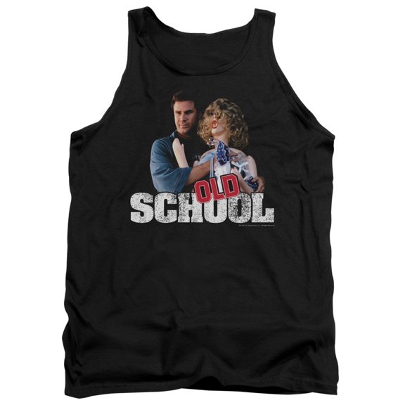 Old School Frank And Friend Adult Tank Top Black