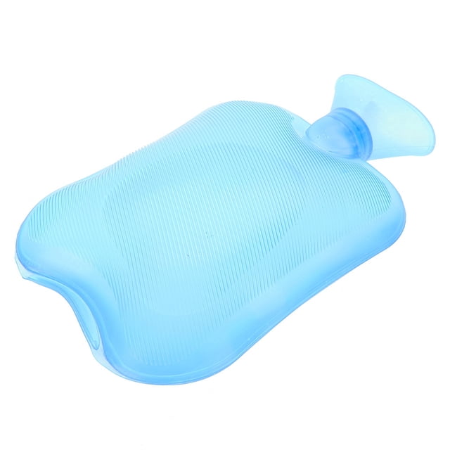 Bolsa de agua caliente, 2L Botella de agua caliente 3 colores Bolsa de agua caliente Bolsa de agua grande de Halloween, Regalos de Navidad(azul) Bolsa de agua Spptty cuidado personal