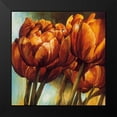 thumbnail image 2 of Thompson, Linda 12x12 Black Modern Framed Museum Art Print Titled - Floral Radiance I, 2 of 5