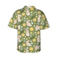 thumbnail image 3 of Fotbe Happy Easter Hawaiian Shirt for Men Unisex Summer Beach Casual Short Sleeve Cotton Linen Button Down Shirts-XX-Large, 3 of 9