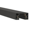 thumbnail image 1 of WAC Lighting HT6-BK 120V 6 Foot H Track with Mounting Hardware, Single Circuit, Black, 1 of 5