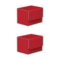 thumbnail image 1 of maskred Stylish and Secure Card Deck Storage Holder Organizer with Magnetic Closure TCG Display Red 2Set, 1 of 6