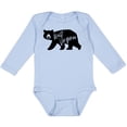 thumbnail image 3 of Inktastic West Virginia Black Bear Silhouette Boys or Girls Long Sleeve Baby Bodysuit, 3 of 5