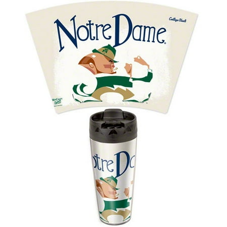 NCAA - Notre Dame Fighting Irish Leprechaun Vintage Travel Mug