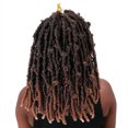 thumbnail image 4 of EWASON Wigs for Black Women Human Hair,Crochet Hair Distressed Bow Faux Braids Messy Pre Looped Soft Locks,Brown, 4 of 7