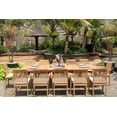 thumbnail image 4 of Wholesale Teak 13-Piece Patio Dining Set, Table & Lua Stacking Chairs Grade-A Teak, 4 of 4