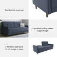 thumbnail image 5 of DHP Andora Coil Futon, Navy Blue Linen, 5 of 9
