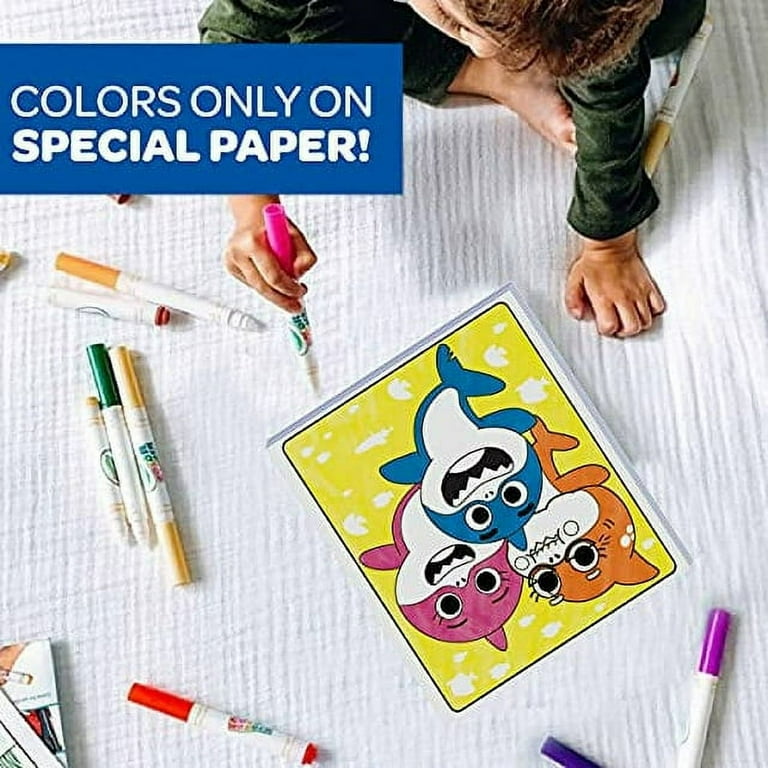 Crayola Baby Shark Mess Free Coloring Book, Mess Free, Baby Shark
