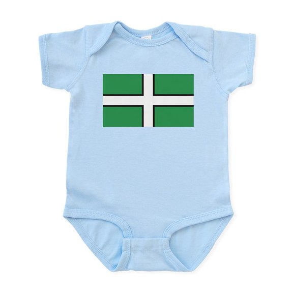 CafePress - Devon Flag Infant Bodysuit - Baby Light Bodysuit, Size Newborn - 24 Months