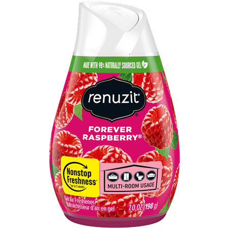 Renuzit Gel Air Freshener, Forever Raspberry, 7.0 Ounce