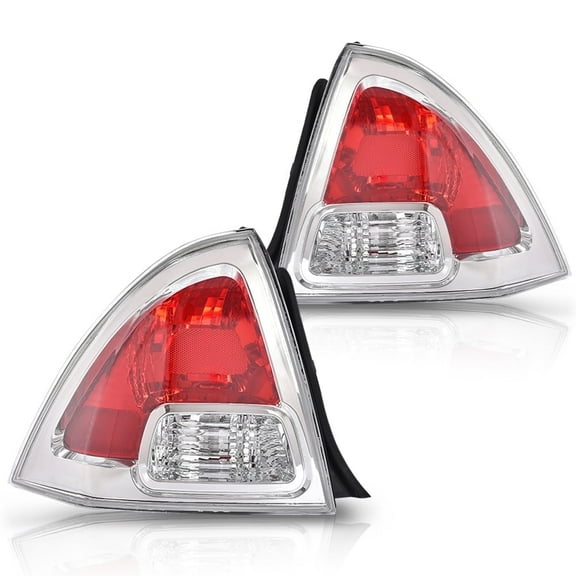 CROSSDESIGN Halogen Tail Light Set Fit for 2006-2009 Ford Fusion