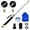 Black, variant on Upgraded Jet Nozzle Power Washer for Garden Hose, 2-in-1 Jet Nozzle Power Washer for House, Hydro Jet High Pressure Washer Tools with Quick Connectors - 18 Inch(Blue)