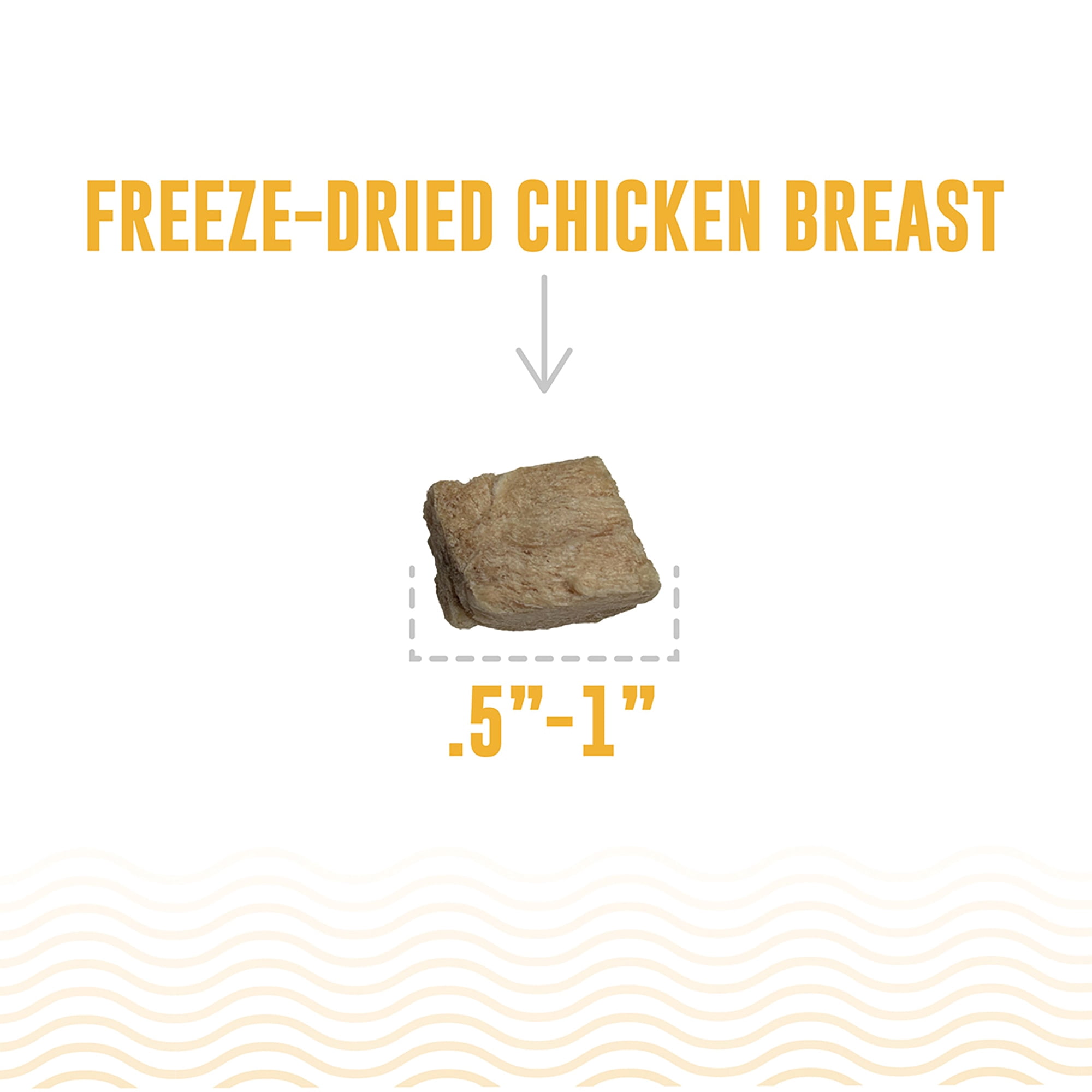 Icelandic+ Land & Sea Wild Caught Cod Skin & Freeze-Dried Chicken Breast -6.75oz Bag, Dog Treat & Food Topper, 2 Ingredient, No Preservatives, Natural