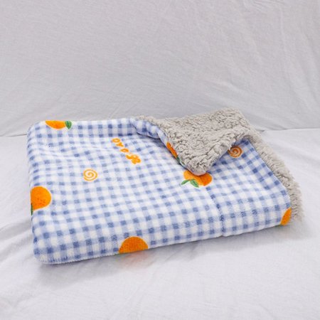 Thickening Soft Cat Nest Cat Rug For Small Medium Cats Dogs Sleeping Pets Supplies Puppy Mattress Pet Blanket Dog Pad S-40X55CM BLUE GREY