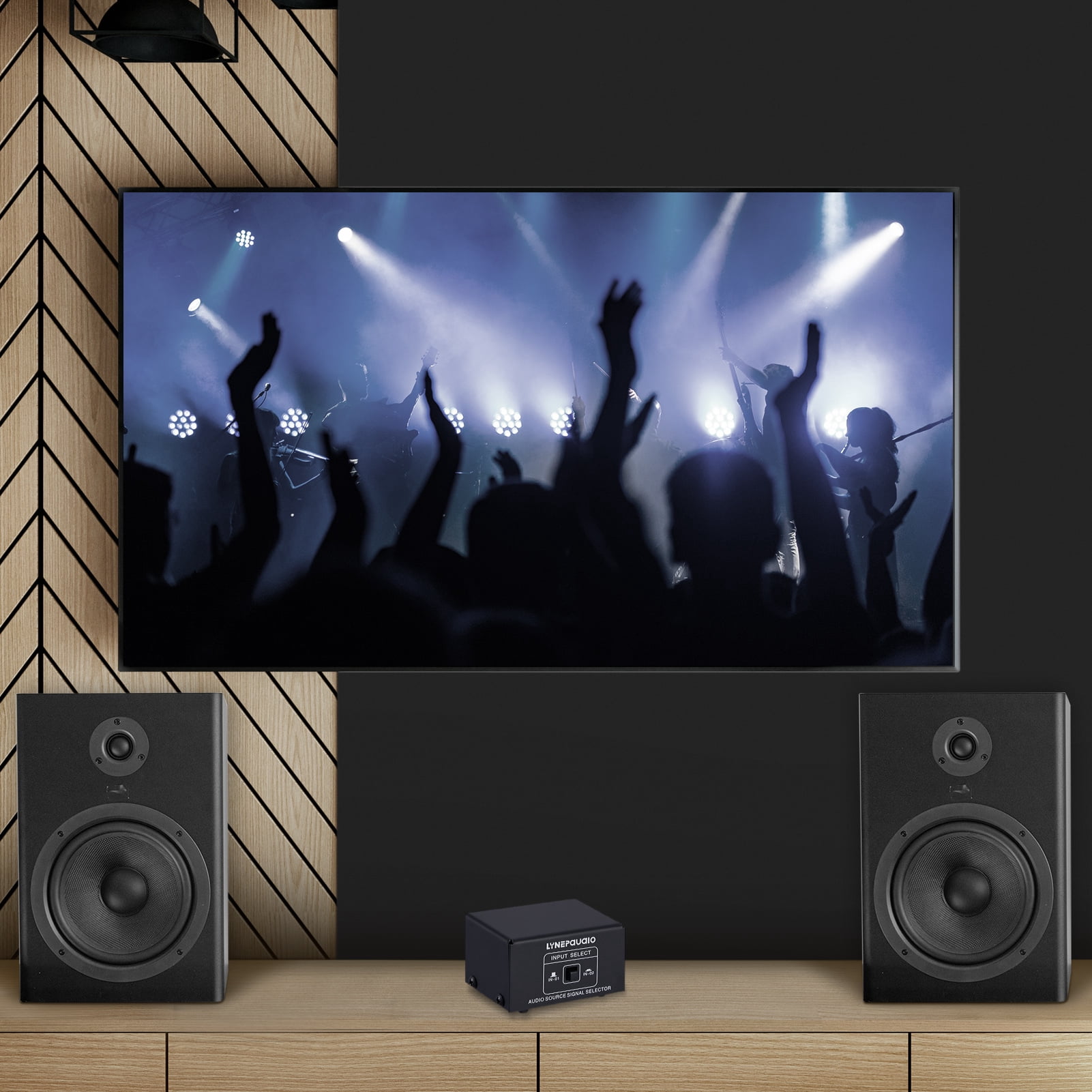 LINEPAUDIO Audio Switcher 3.5mm 2 in 1 