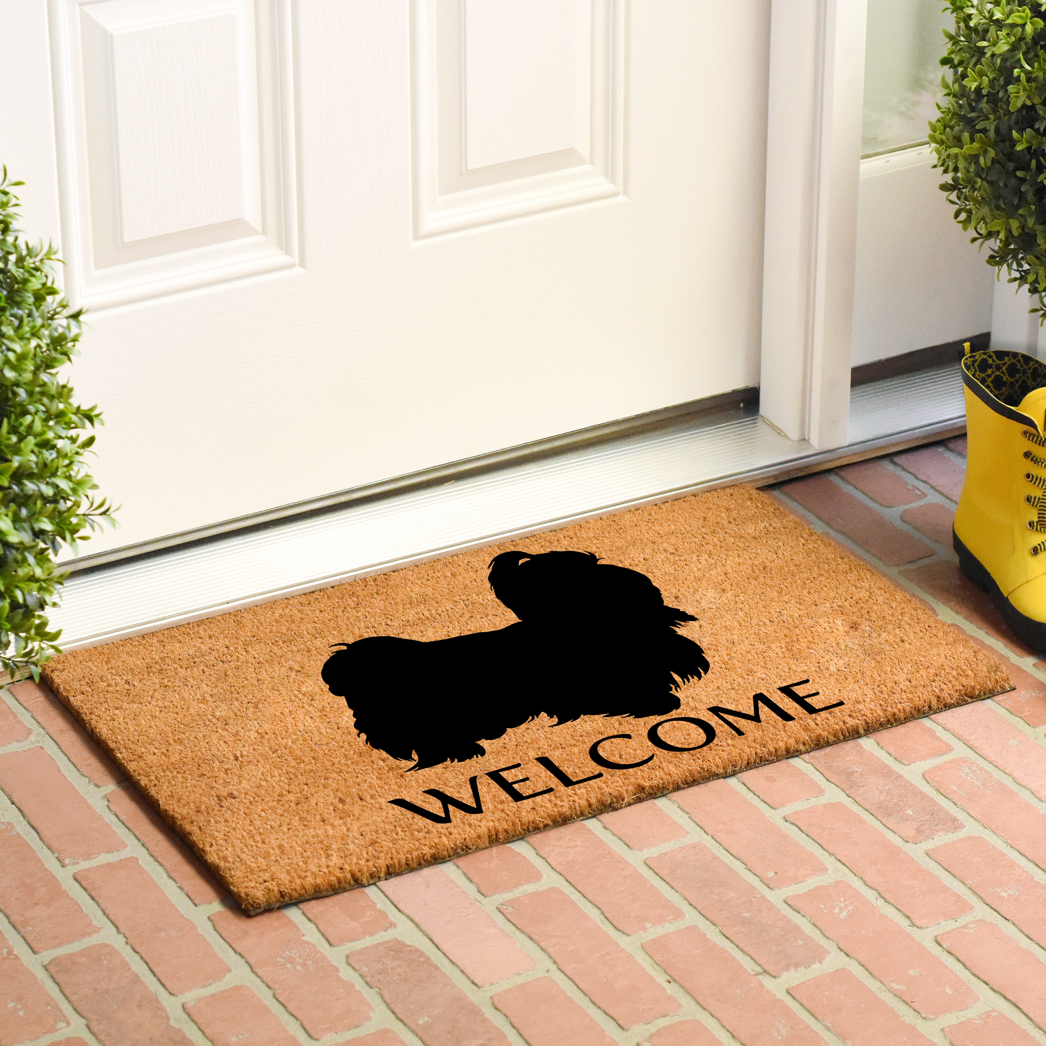 Calloway Mills Shih Tzu Outdoor Doormat 17" x 29"