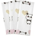 thumbnail image 2 of Kitchen Towels Cute Panda Pattern Cleaning Towel Absorbent Hand Towels Tea Towels for Home Restaurant Dish Clean 28" x 18", 4PCS, 2 of 7