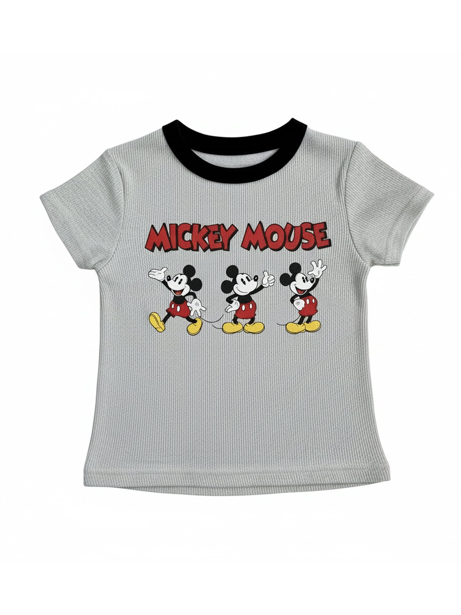 Disney Mickey Mouse Women's Graphic Ringer Tee, Sizes XXS-XXL