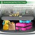 thumbnail image 2 of Unique Bargains Car Trunk Retractable Cargo Cover for Lexus RX350 RX450H 2004-2009 Rear Trunk Parcel Shelf Luggage Security Shield Shade Cover Gloss Black, 2 of 7