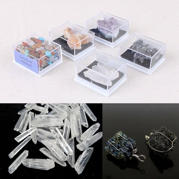 Mixed Natural Rough Stones Raw Rose Quartz Crystal Mineral Rocks Collection SD9