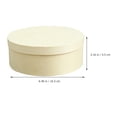 thumbnail image 3 of MasteelfCA Wooden Candy Box Unfinished Wooden Box Gift Box Candy Packaging Box Round Box Sundries Box, 3 of 9