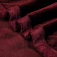 thumbnail image 5 of PiccoCasa All Season Lightweight Plush Fleece Blanket Soft Warm Flannel Bed Blanket Queen Burgundy, 5 of 8