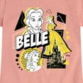 thumbnail image 3 of Disney Princess - Belle Pop  - Toddler & Youth Girls Short Sleeve Graphic T-Shirt, 3 of 5