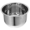 thumbnail image 4 of Olla de cocción interior de repuesto de acero inoxidable, interior antiadherente, olla arrocera, recipiente con revestimiento para tanque, bandeja para accesorios de olla arrocera eléctrica de 1,6 L, 4 of 7