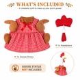 thumbnail image 2 of KuKeDi 23 Inch Porch Goose Outfit, Thanksgiving Fall Clothes for Garden Goose, 2 of 8