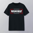 thumbnail image 2 of Tiweut Women Leisure T Shirt WANGHAF Shirt Wanghaf T-Shirt Round Neck Mens Novelty Tops,Black,L, 2 of 4