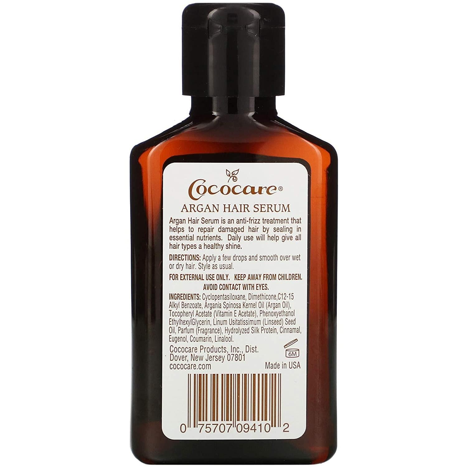 Cococare Argan Hair Serum, 4 oz,6 packs 