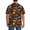 thumbnail image 3 of Gukieu repair working tools Print Men's Short-sleeved Shirts, Button-down Pocket Shirts, T-shirts, Beach Vacation Travel Summer Clothing-Medium, 3 of 5