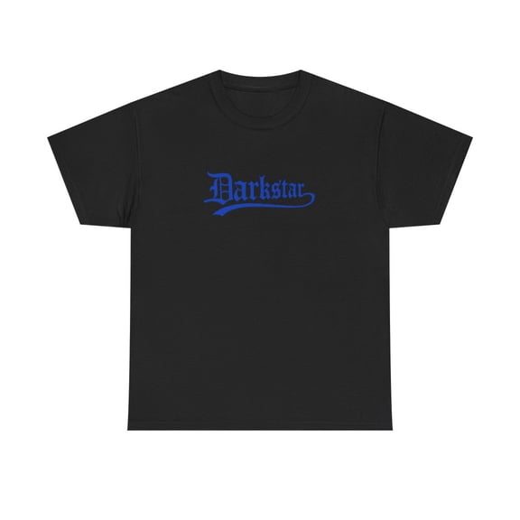 Darkstar Text Skateboard Blue Many Colors Vintage Classic Skate TShirt Print - Black / M