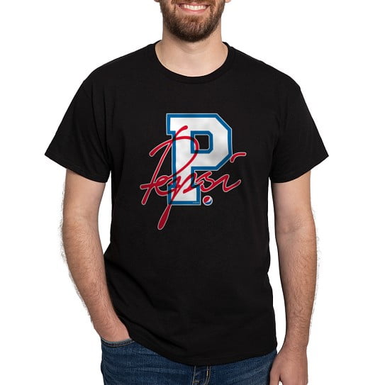 CafePress - Pepsi Varsity Letter Dark T Shirt - Men's Classic Cotton T-Shirts