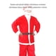 thumbnail image 3 of Wosthever Ropa navideña Trajes Piel Amigable Cosplay Traje de manga larga Tela no tejida Elástico Traje de Papá Noel Pantalones Guantes Kits de decoración para fiestas Wosthever HA068334-00, 3 of 6
