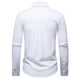 thumbnail image 4 of Blusa y camisa de manga larga con cuello vuelto para hombre, informal, a la moda, con botones sólidos, de poliéster, de manga larga y cuello vuelto., 4 of 9