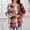 Multicolor6, variant on Eltusu Women Winter Jackets, Soft Plaid Long Sleeve Pockets Thermal Outerwear Multicolor Size S-2XL