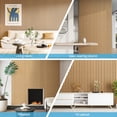 thumbnail image 5 of 4PCS 96''x5.7'' Unfinished Slat Solid Wood Wall Paneling for Interior and Ceiling Decoration,15.2 sqft, 5 of 9