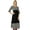 Black, variant on Bimba Women Indian Black Tunic 3/4 Sleeve Rayon Kurta Kurti Casual Summer Top