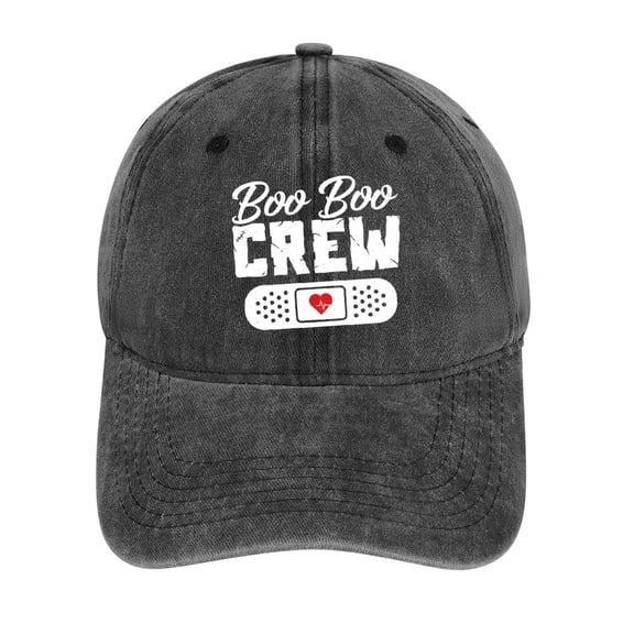 Boo Boo Crew Hat Adjustable Funny Fashion Unisex Baseball Cap For Men Women