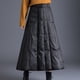 thumbnail image 1 of de plumón de invierno para mujer Faldas de plumón de cálido de cinturo con bolsillos - M M, 1 of 8