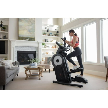 ProForm Pro HIIT H14; Elliptical for Low-Impact Cardio Workouts with 14” Tilting Touchscreen