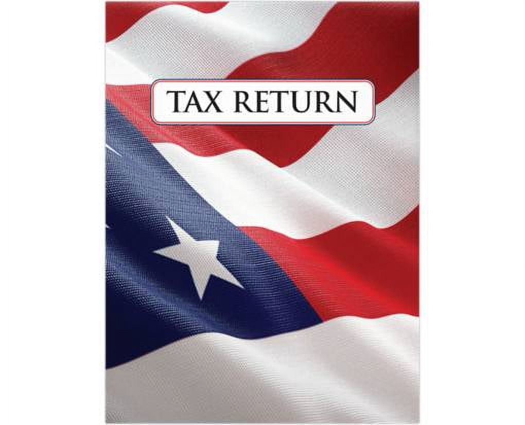LUXPaper 9 x 12 Presentation Tax Folder, Patriotic, 250/Pack
